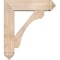 Ekena Millwork Legacy Arts and Crafts Smooth Bracket w/ Offset Brace, Douglas Fir, 7 1/2"W x 28"D x 32"H BKT0806X28X32LEC03SDF - alternate 2